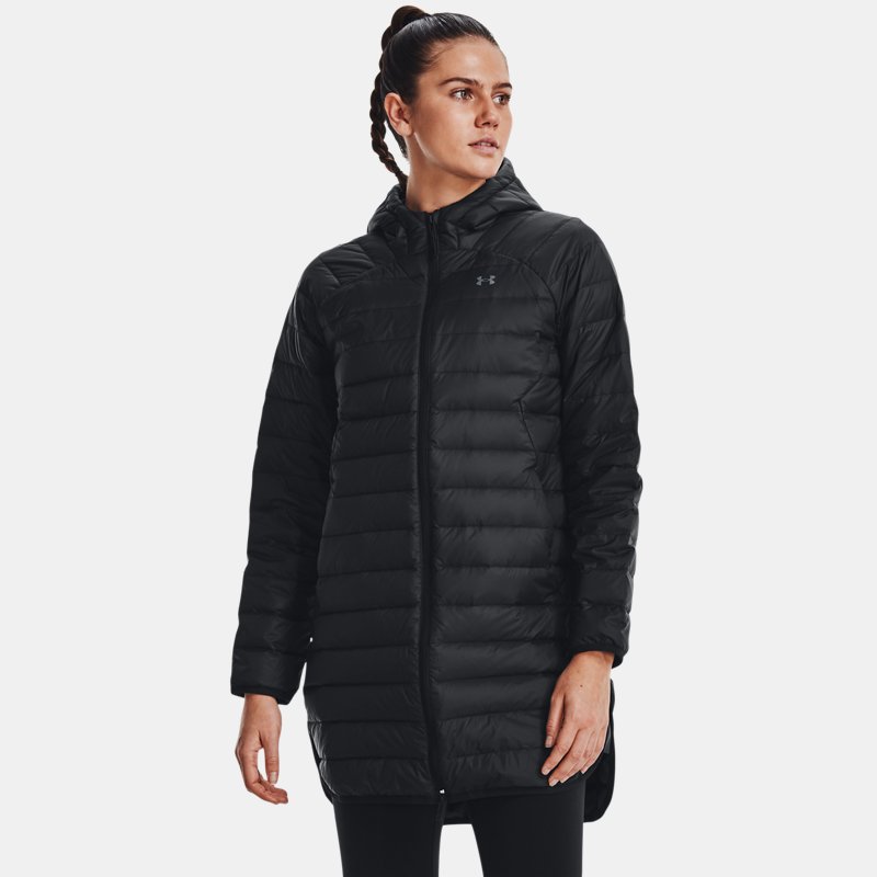 Parka Under Armour Storm Armour Down 2.0 para mujer Negro / Pitch Gris XS